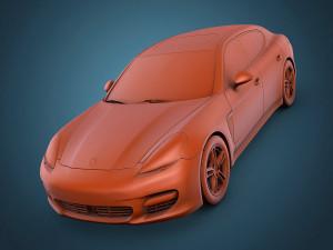 porsche panamera Modelo 3D