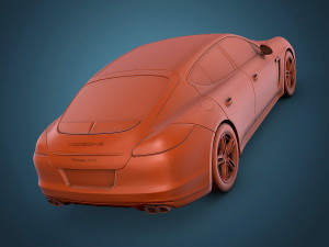 porsche panamera Modelo 3D