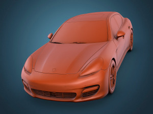 porsche panamera Modelo 3D