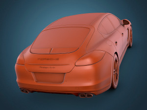 porsche panamera Modelo 3D