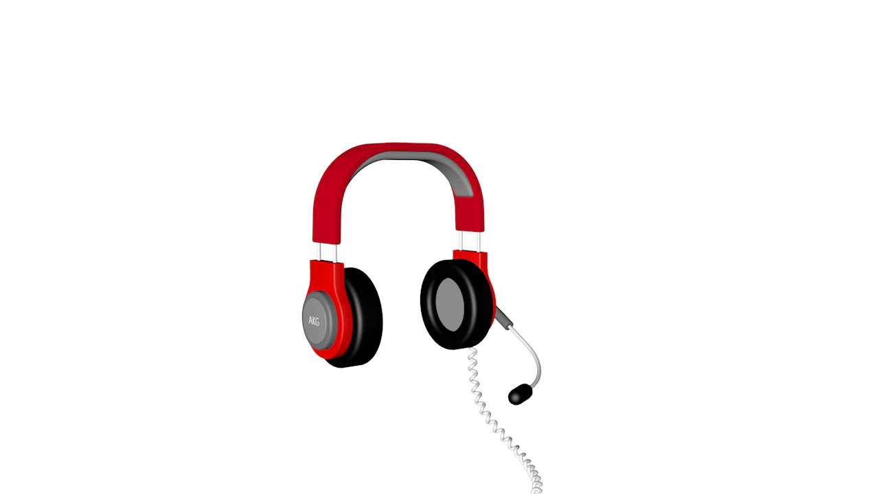headphones 3D Model .c4d .max .obj .3ds .fbx .stl .blend 
