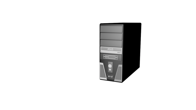 computer pc 3D Model .c4d .max .obj .3ds .fbx .stl .blend 