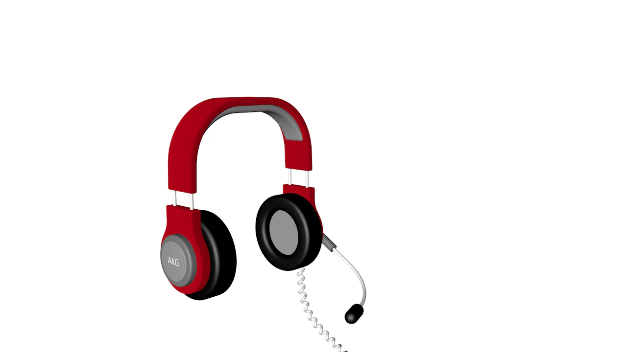 headphones 3D Model .c4d .max .obj .3ds .fbx .stl .blend 