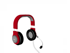 słuchawki Model 3D