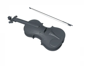 skrzypce Model 3D