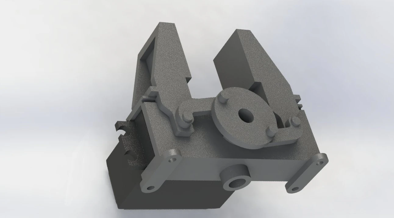 robotic gripper 3D Print Model .c4d .max .obj .3ds .fbx .stl .blend 