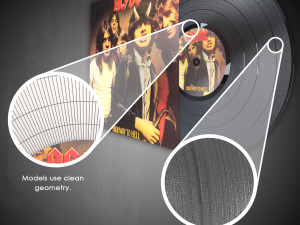 vinyl record 3D मॉडल