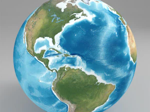 planet earth 3D Model