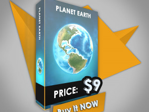 planet earth Modelo 3D