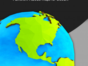 low poly earth 3D Model