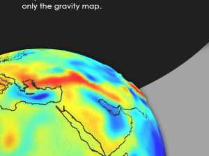 earth gravity map 3Dモデル