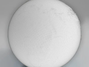 earth gravity map 3D Model