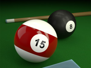 billiard balls 3D मॉडल
