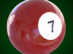 billiard balls Modello 3D