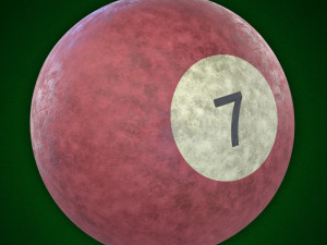 billiard balls Modello 3D