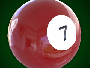 billiard balls Modello 3D