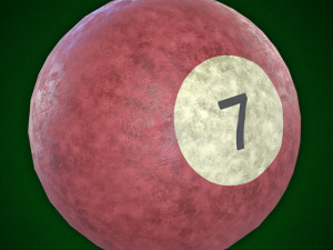 billiard balls Modello 3D