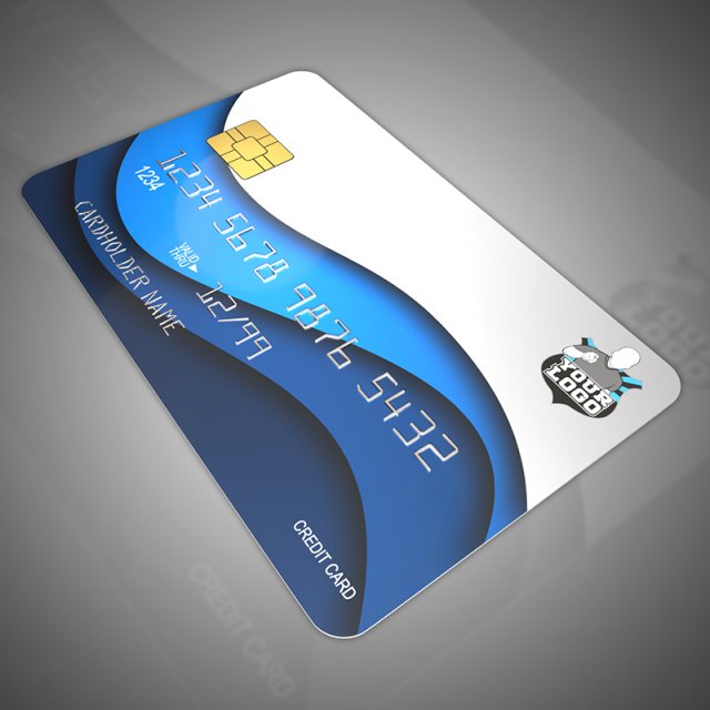 bank cards 3D Модель .c4d .max .obj .3ds .fbx .stl .blend 