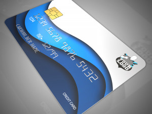 bank cards 3D Model