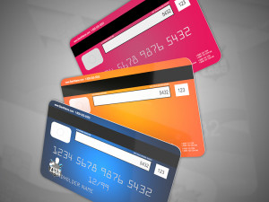 bank cards 3D Модель