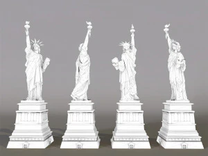statue of liberty - lowpoly 3D Model