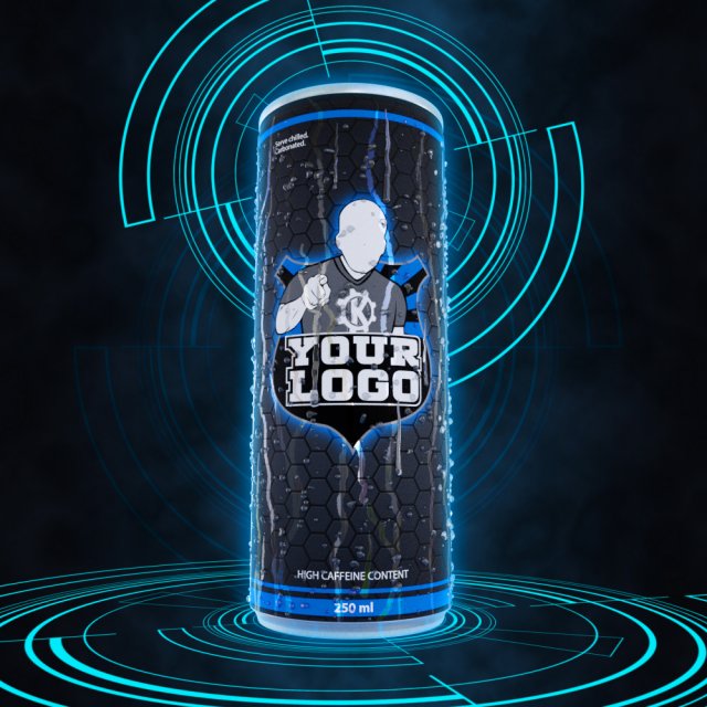 soda can - medium 3D Модель .c4d .max .obj .3ds .fbx .stl .blend 