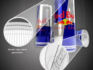kaleng soda - sedang Model 3D