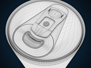 soda can - medium 3D Модель
