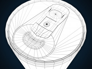soda can - medium 3D Модель