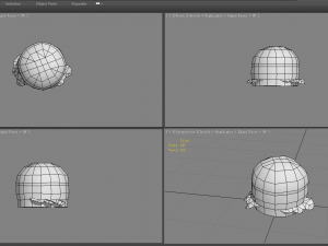 cartoon hamburger 3D 模型
