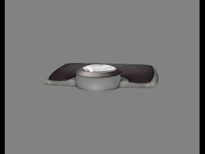 cartoon weight scale or bathroom scale 3D Model