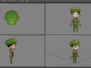 cartoon soldier Modelo 3D