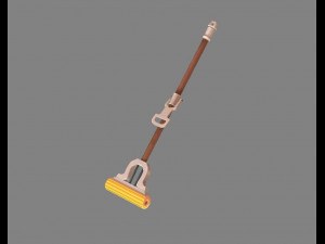cartoon mop 3D 模型