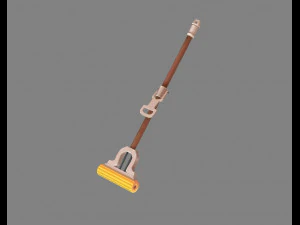 Cartoon-Mopp 3D Modell