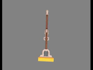 cartoon mop Model 3D
