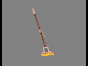 cartoon mop 3D Model
