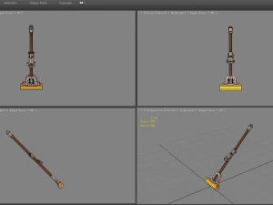 cartoon mop 3D Model