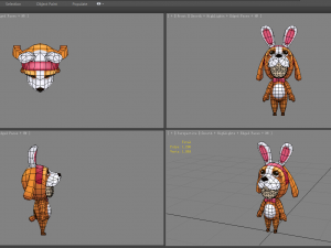 cartoon puppy doll costume 3D 모델