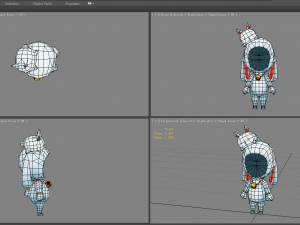 cartoon bunny rabbit doll costume 3D 모델
