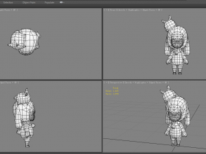 cartoon bunny rabbit doll costume 3D 모델