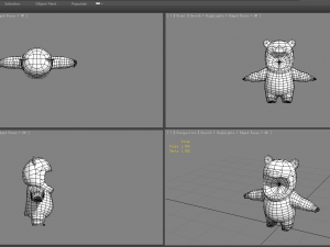 cartoon tiger costume 3D मॉडल