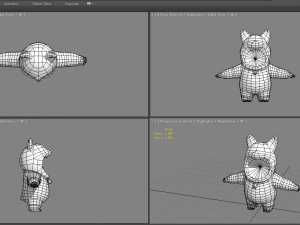 cartoon puppy costume 3D Model