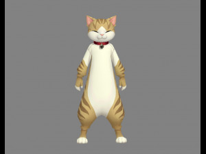 cartoon cat costume Modelo 3D