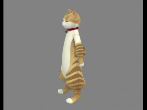 cartoon cat costume Modelo 3D