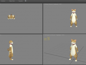 cartoon cat costume Modelo 3D