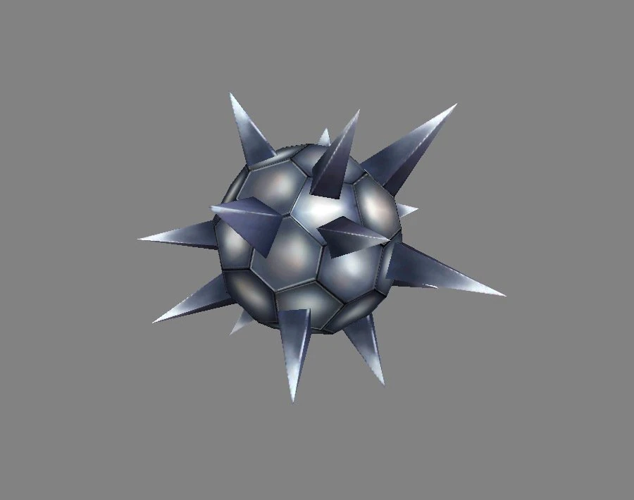 cartoon nail ball - rivet 3D Model .c4d .max .obj .3ds .fbx .stl .blend