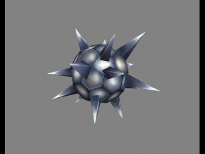 cartoon nail ball - rivet 3D 모델