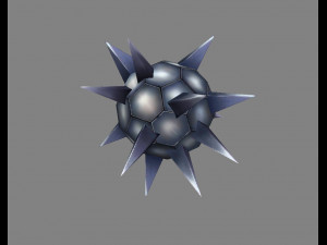 cartoon nail ball - rivet 3D 모델