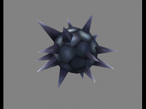 cartoon nail ball - rivet 3D 모델
