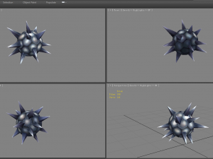 cartoon nail ball - rivet 3D 모델